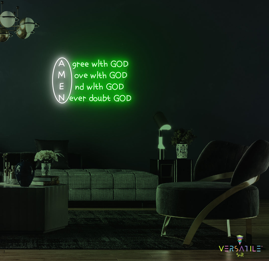 Amen Neon Sign