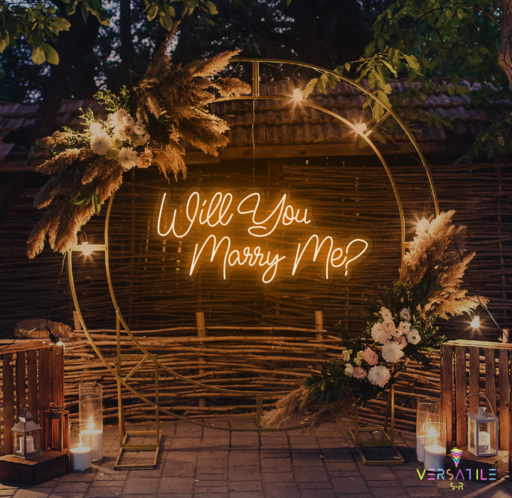 Will You Marry Me? Neon Sign