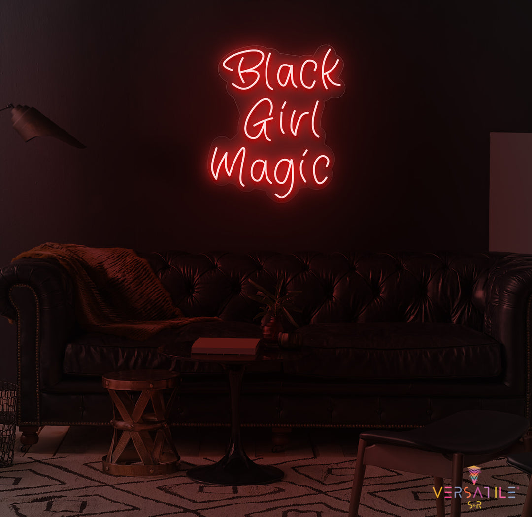 Black Girl Magic Neon Sign