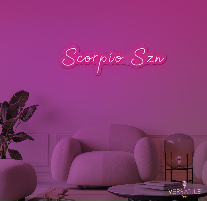 Scorpio SZN Neon Sign