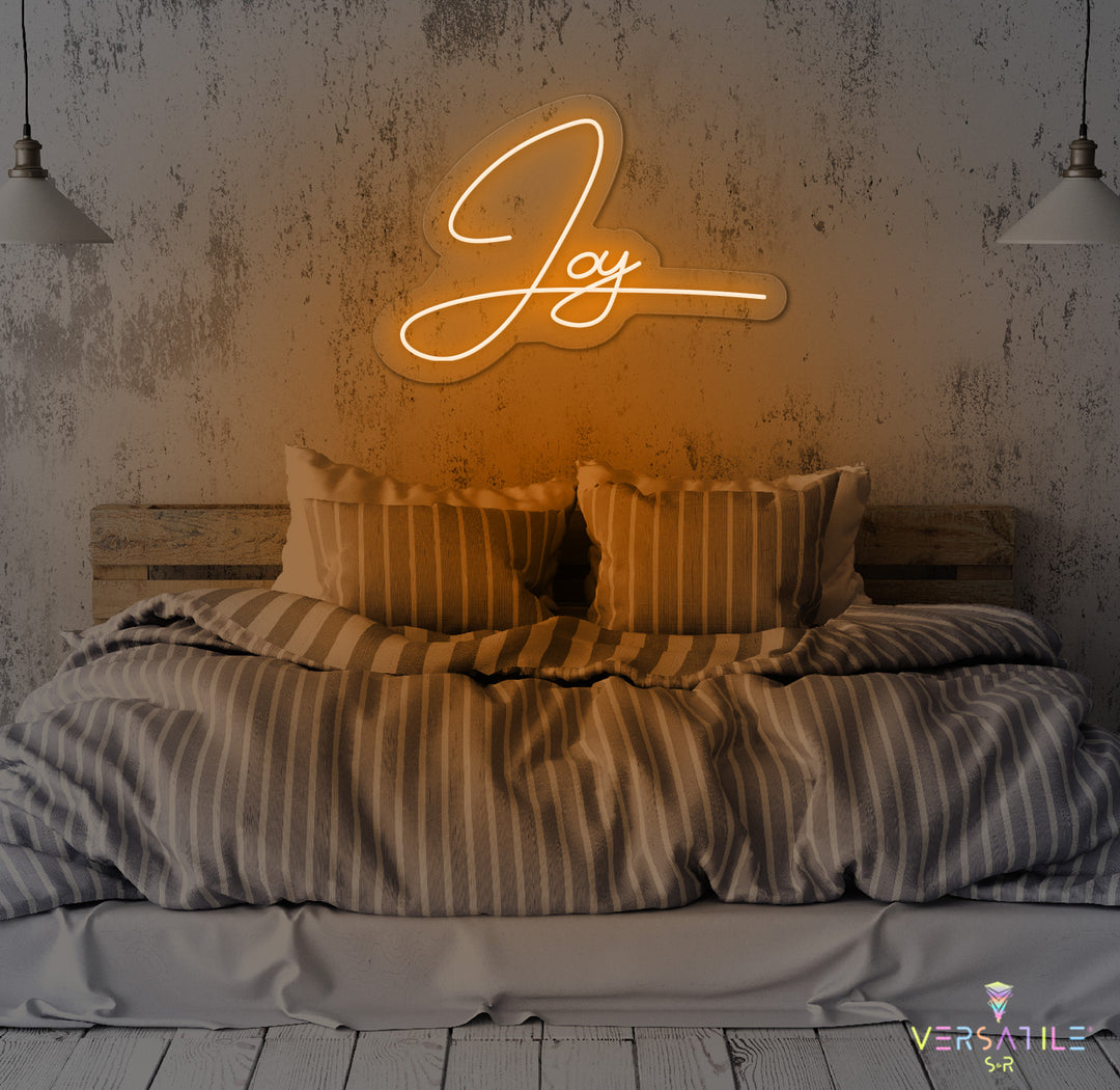Joy Neon Sign