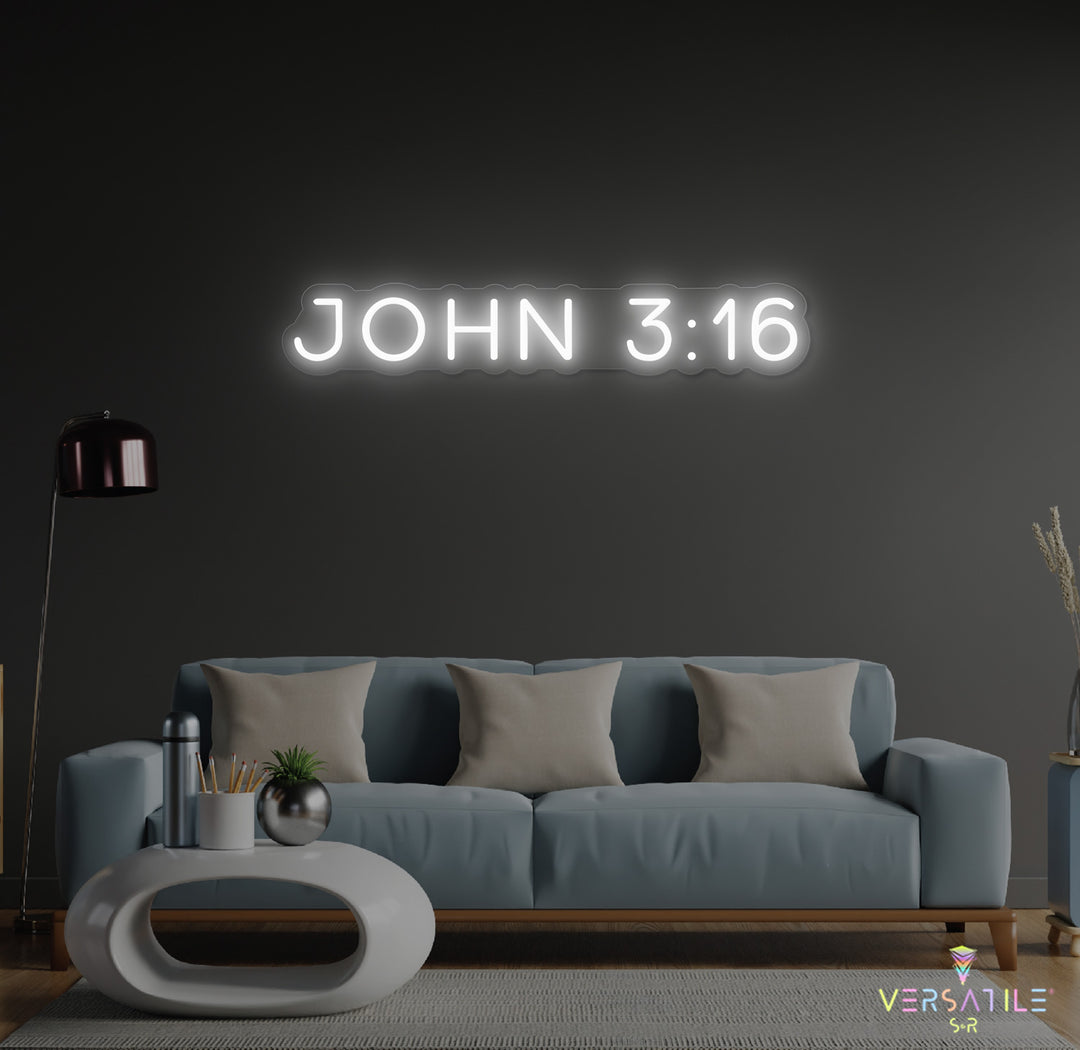 John 3:16 Neon Sign