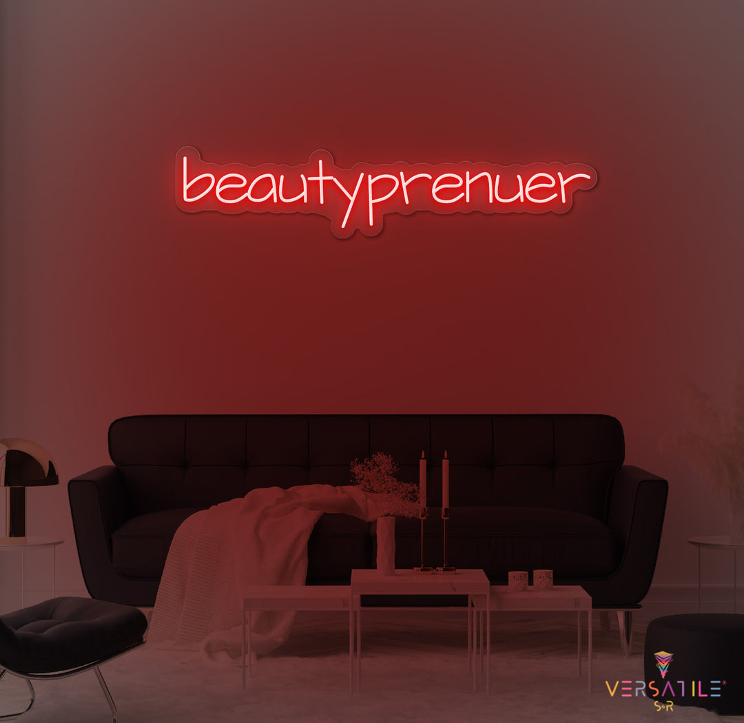 Beautyprenuer Neon Sign
