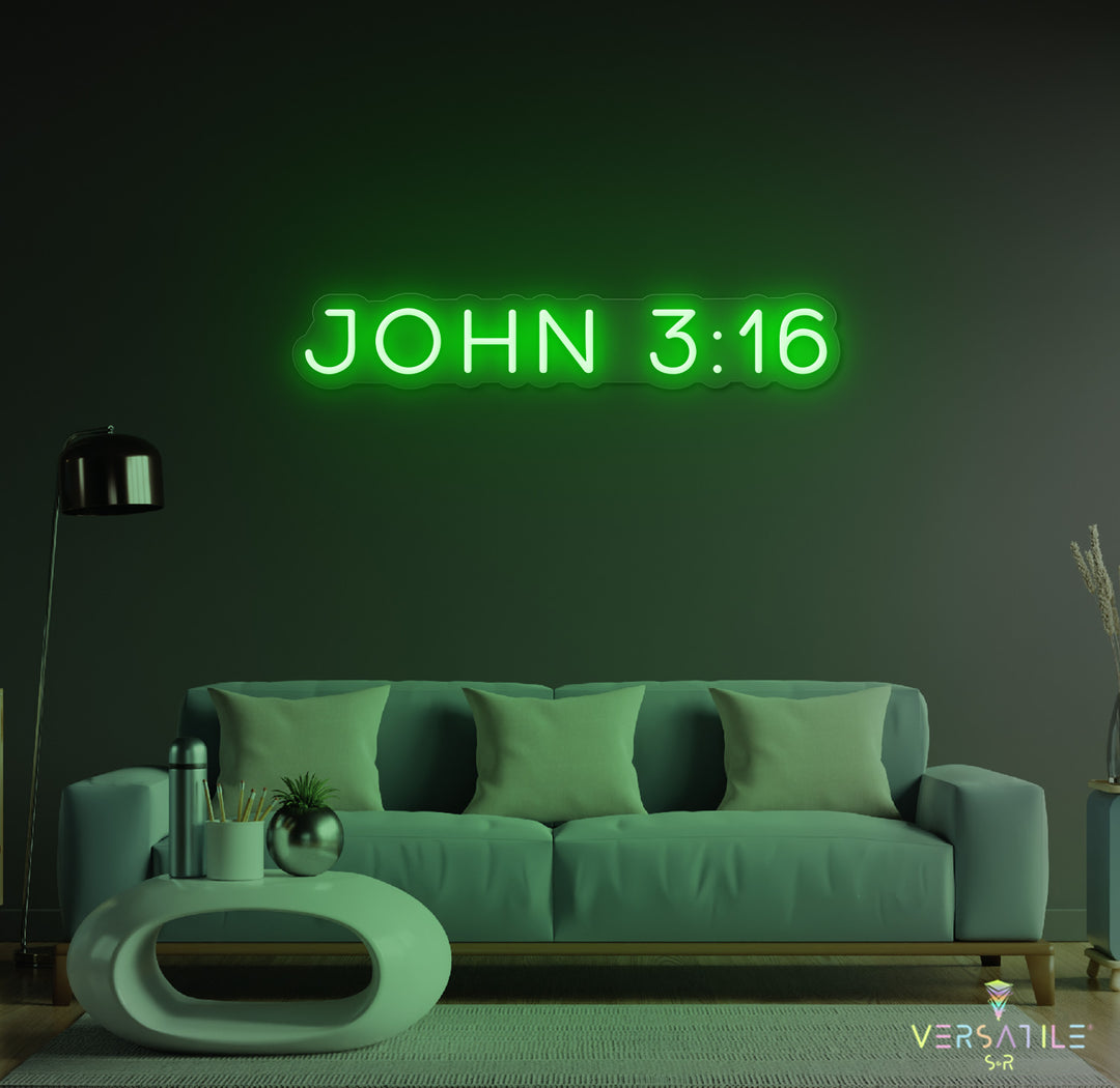 John 3:16 Neon Sign