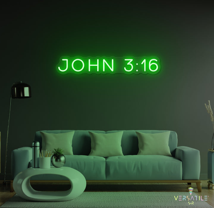 John 3:16 Neon Sign