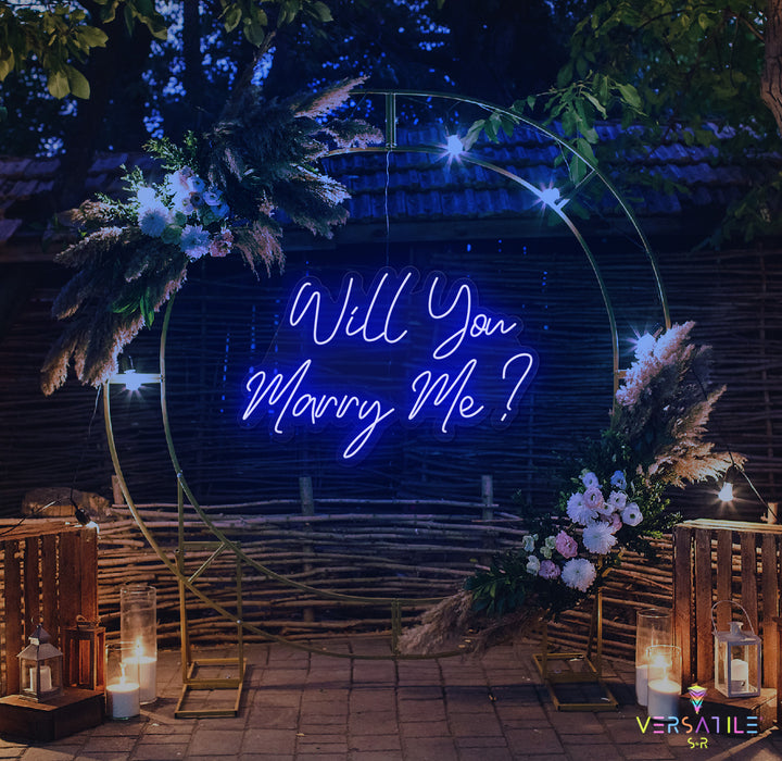 Will You Marry Me? Neon Sign
