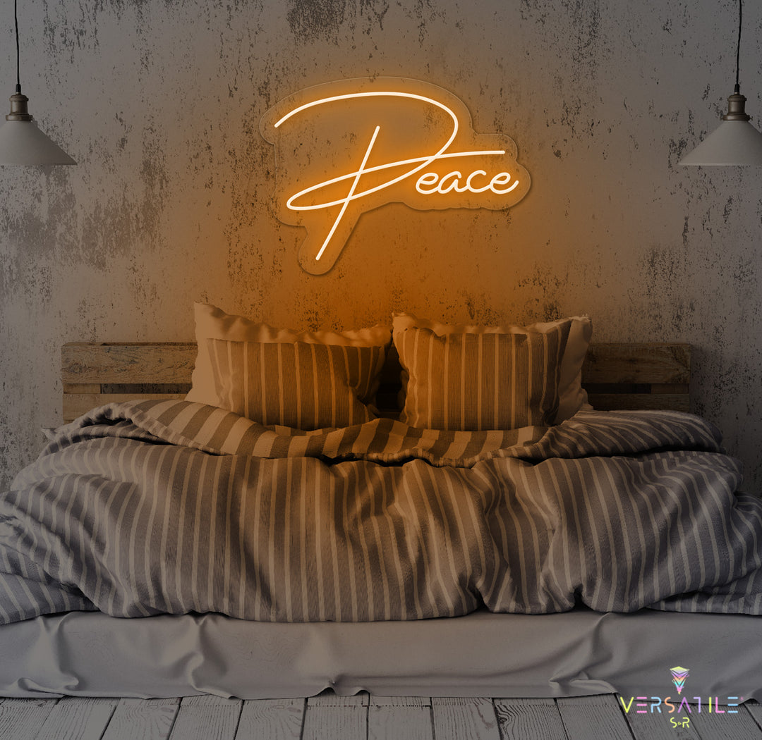 Peace Neon Sign