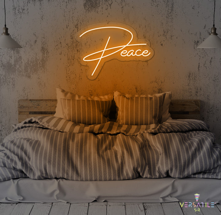 Peace Neon Sign