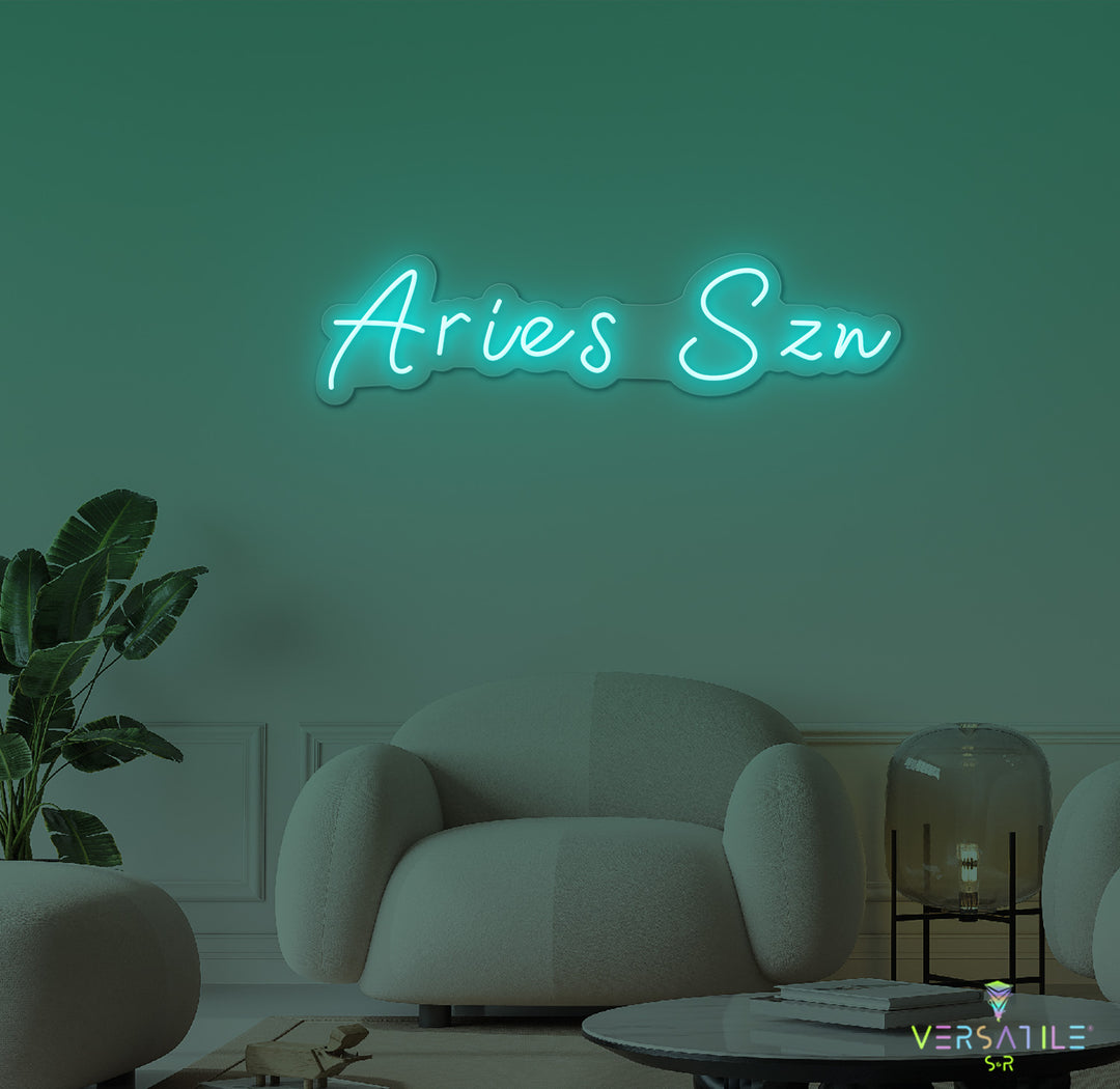 Aries SZN Neon Sign