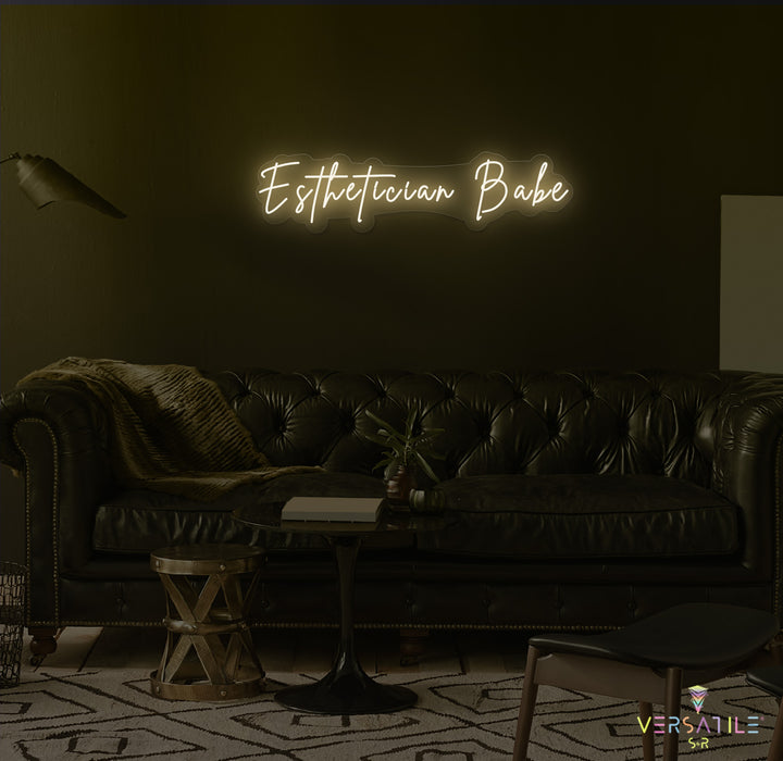 Esthetician Babe Neon Sign