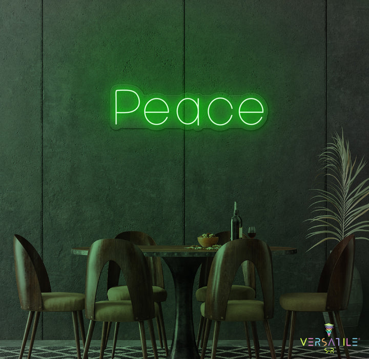 Peace Neon Sign