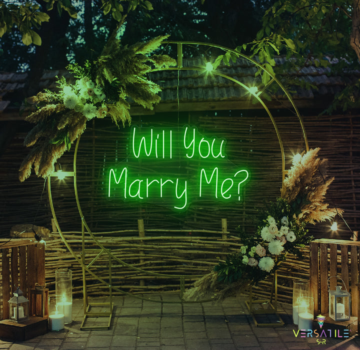 Will You Marry Me? Neon Sign
