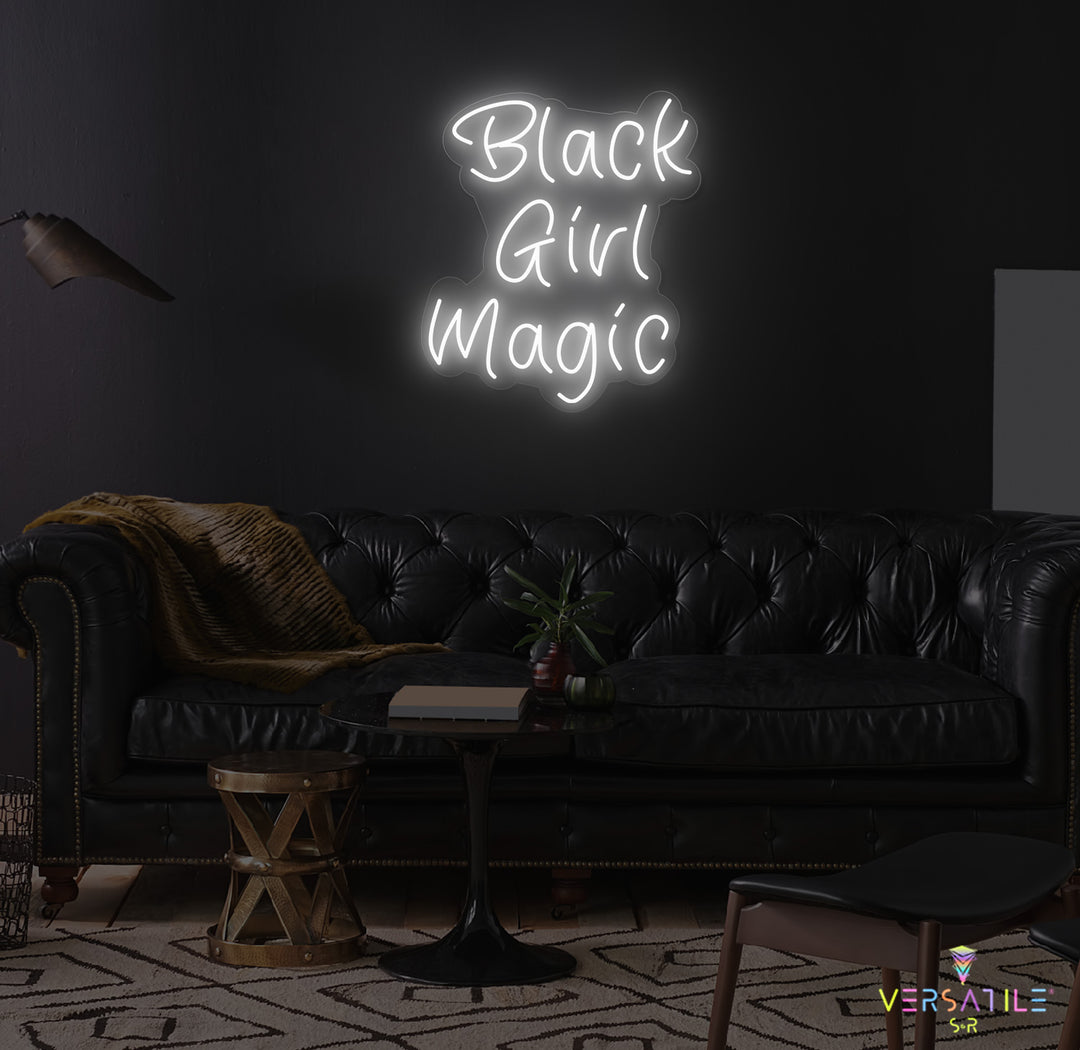 Black Girl Magic Neon Sign