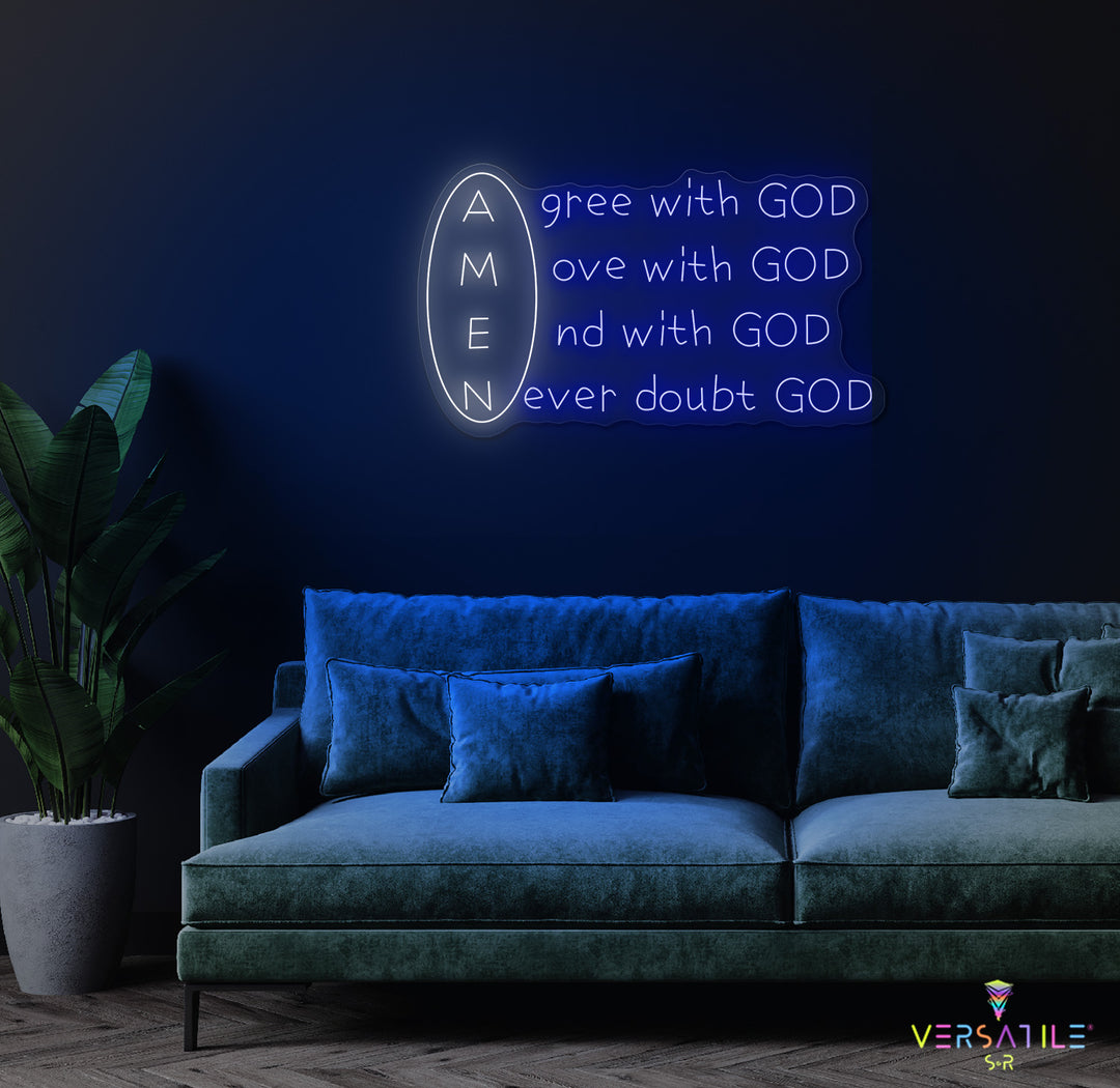 Amen Neon Sign
