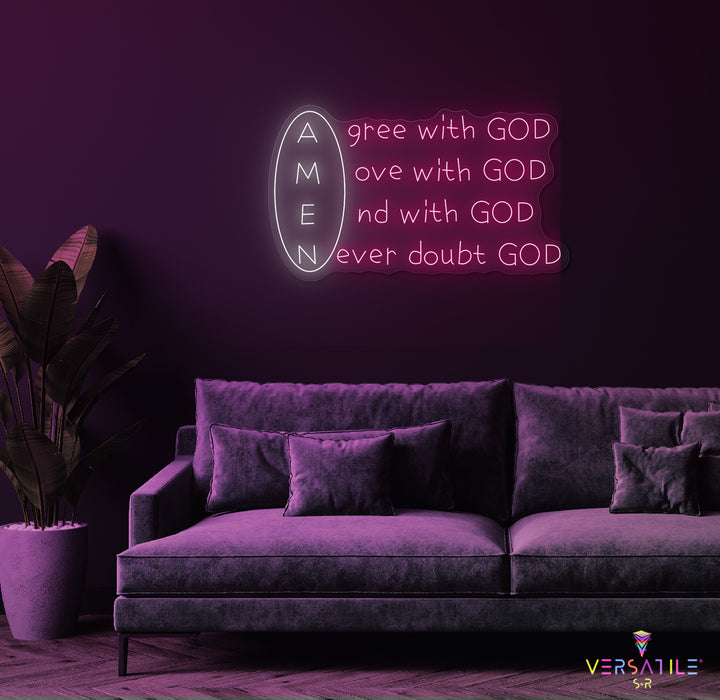 Amen Neon Sign