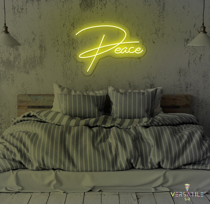 Peace Neon Sign