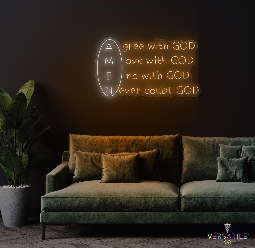Amen Neon Sign