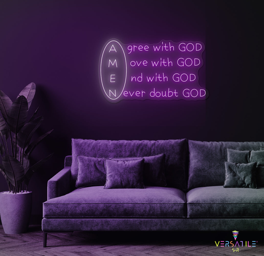 Amen Neon Sign