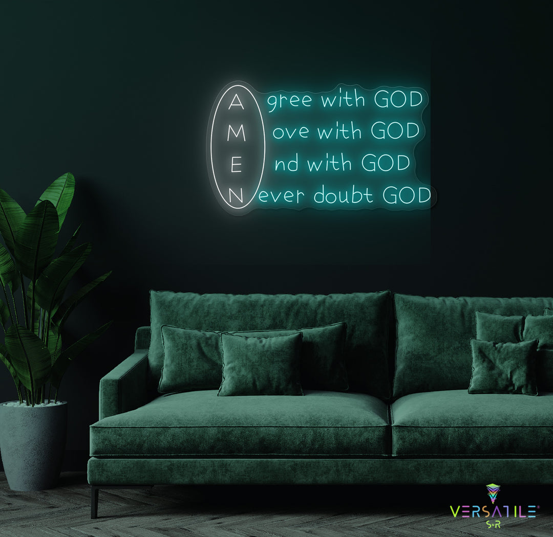 Amen Neon Sign