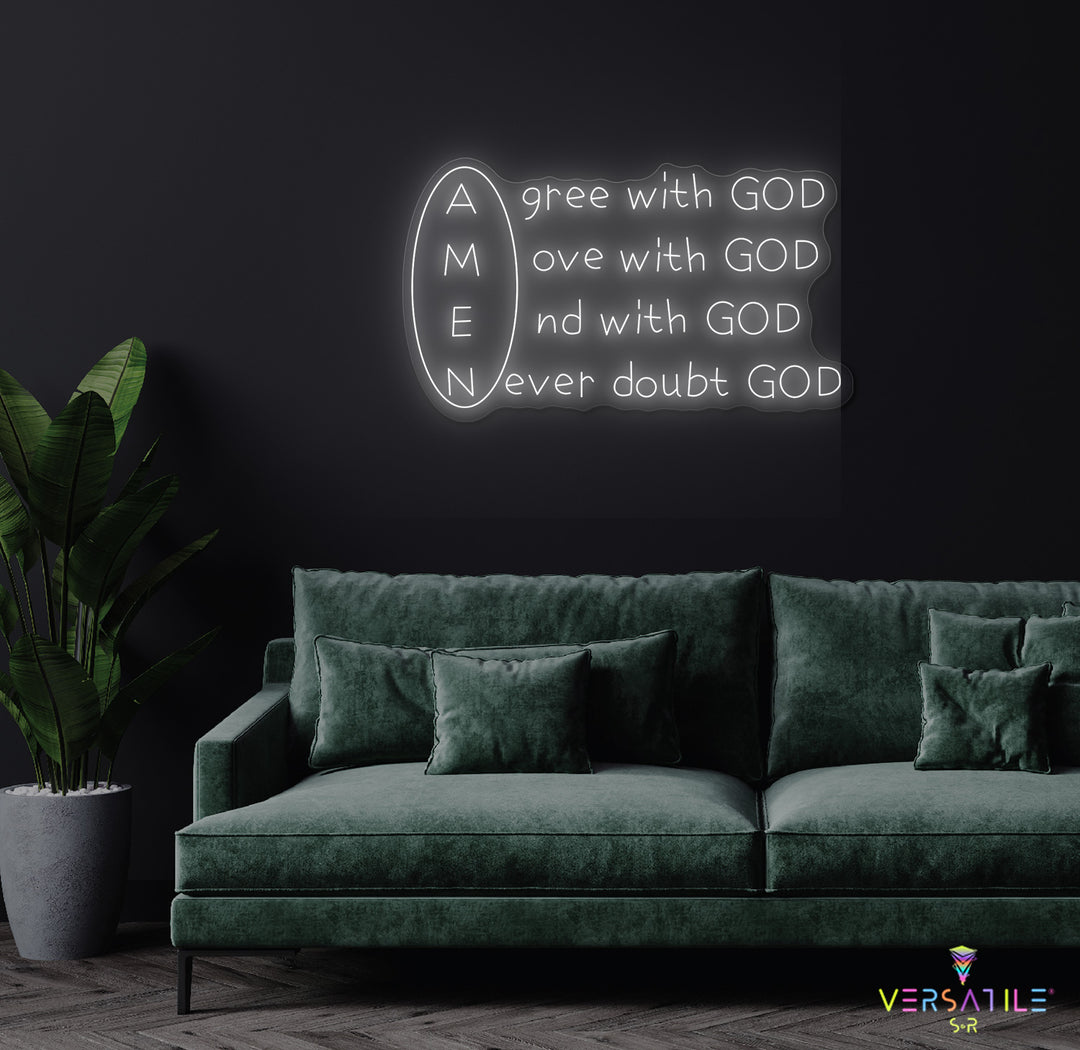 Amen Neon Sign
