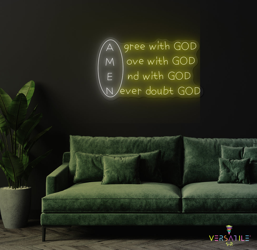 Amen Neon Sign