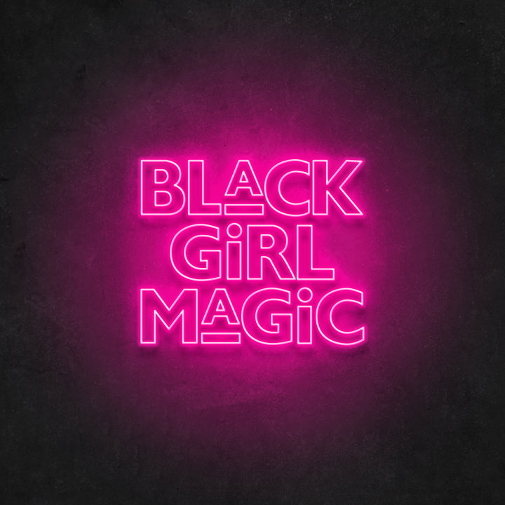 Black Girl Magic Neon Sign