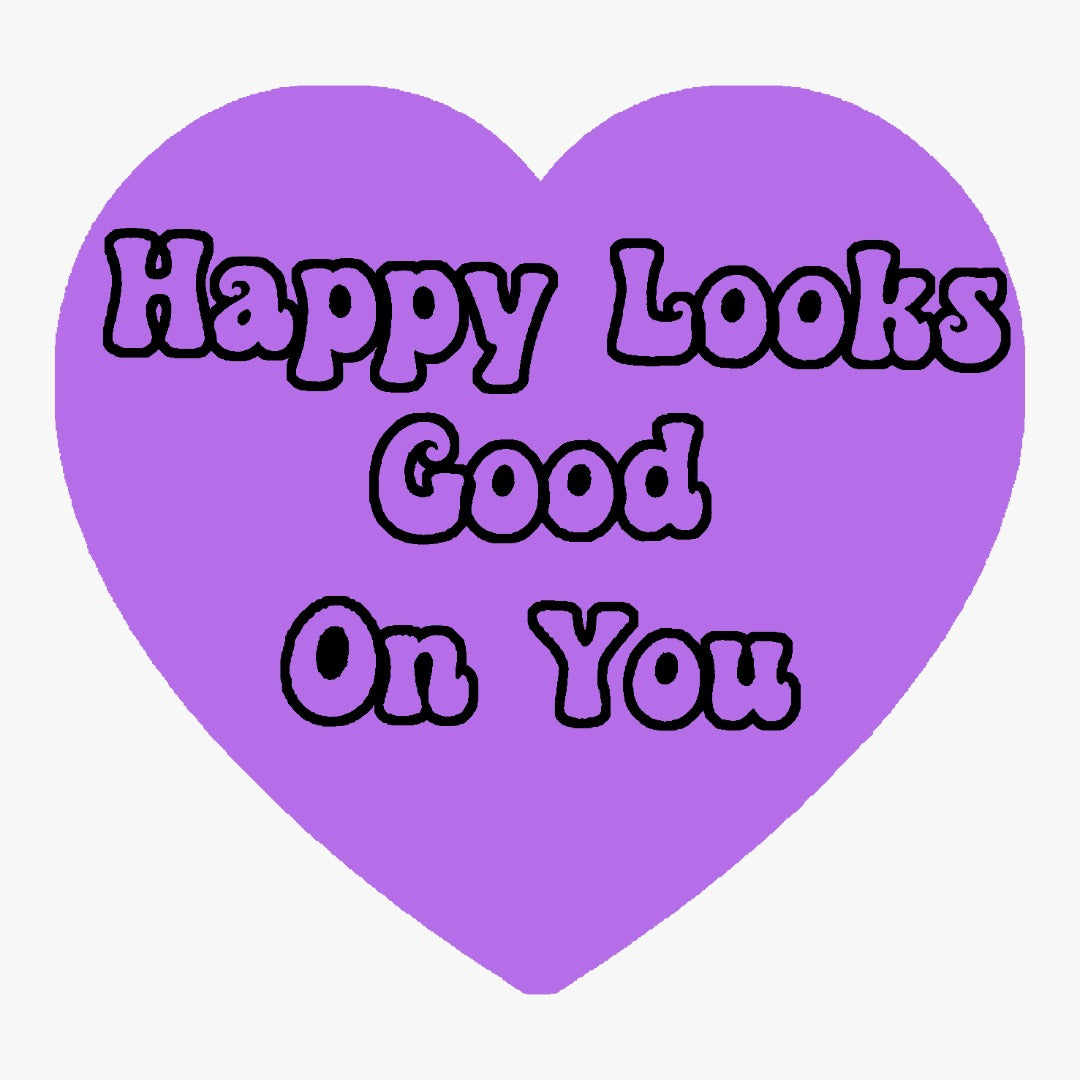 Happy Looks Good On You Custom Rug