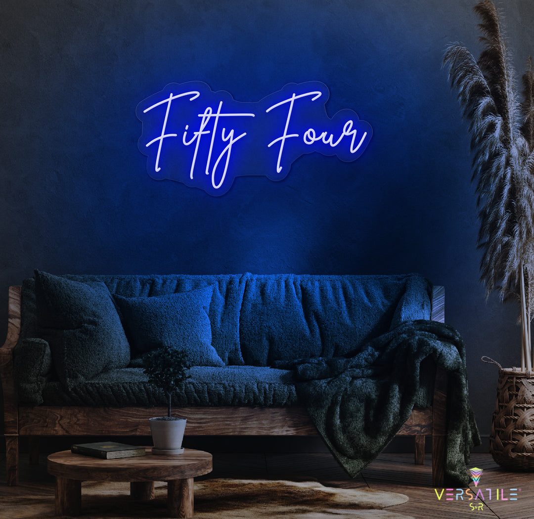 Fifty Four Birthday Neon Sign