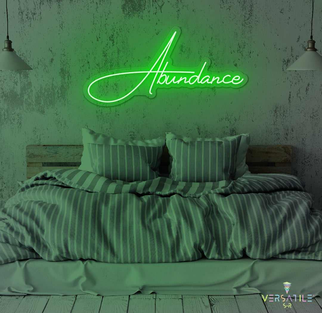 Abundance Neon Sign