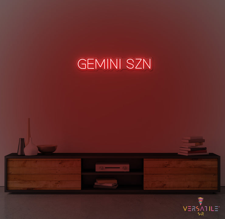 Gemini SZN Neon Sign