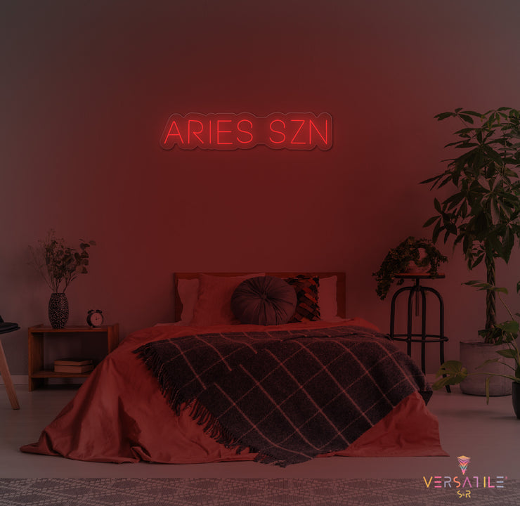 Aries SZN Neon Sign