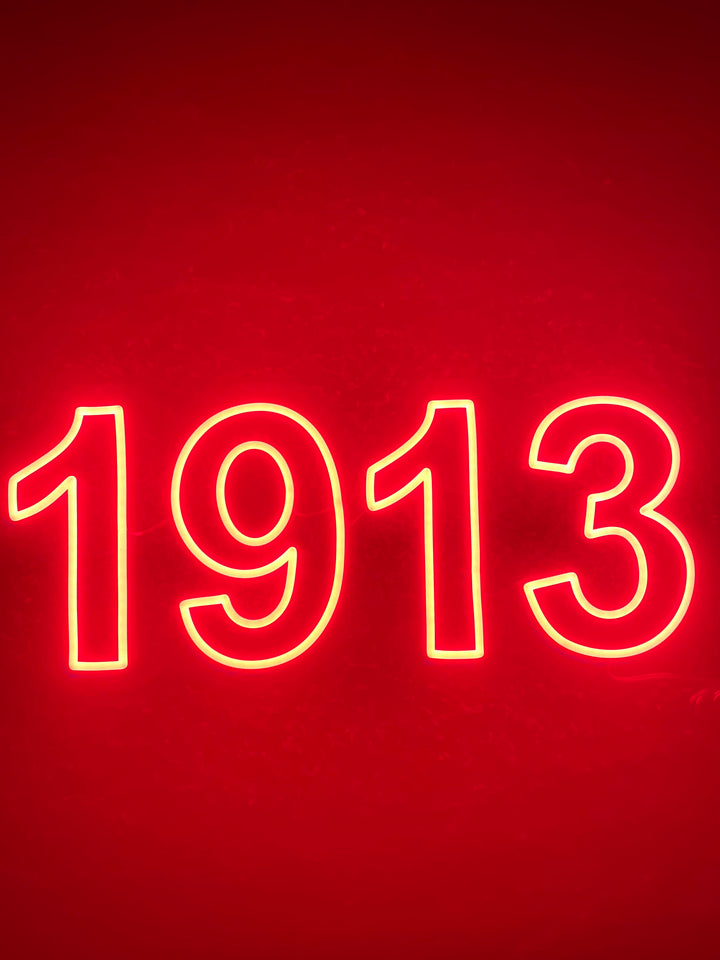 Delta Sigma Theta “1913” Neon Sign