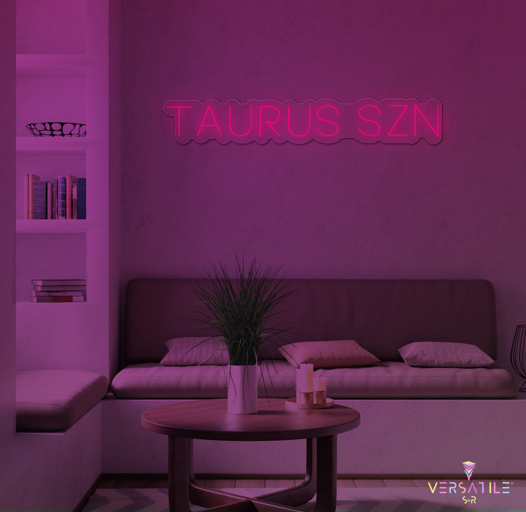 Taurus SZN Neon Sign