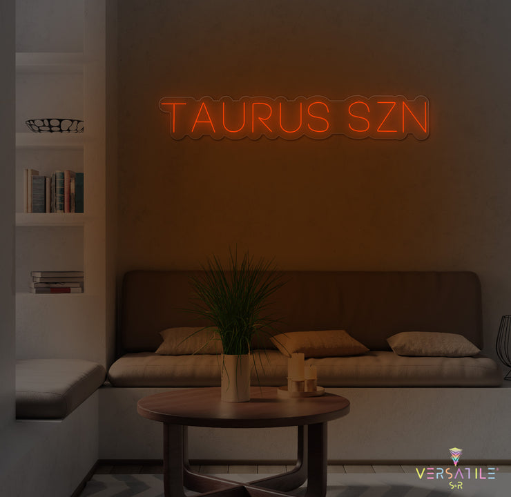 Taurus SZN Neon Sign
