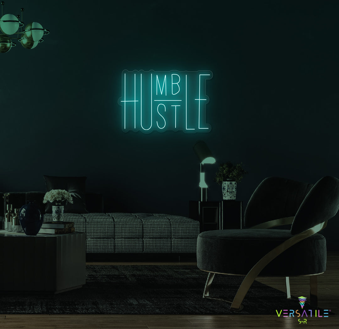 Humble/Hustle Neon Sign