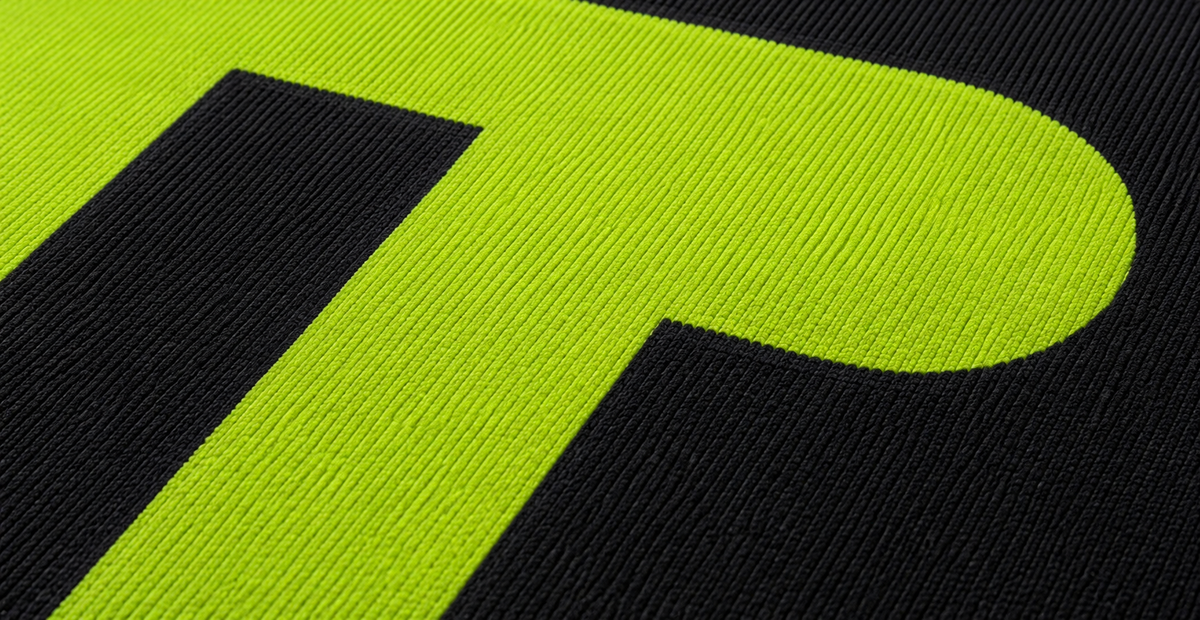 Close-up texture of a printed rug