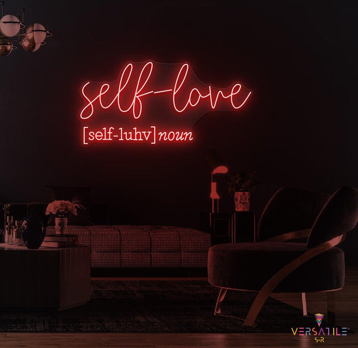 Self Love Noun Neon Sign