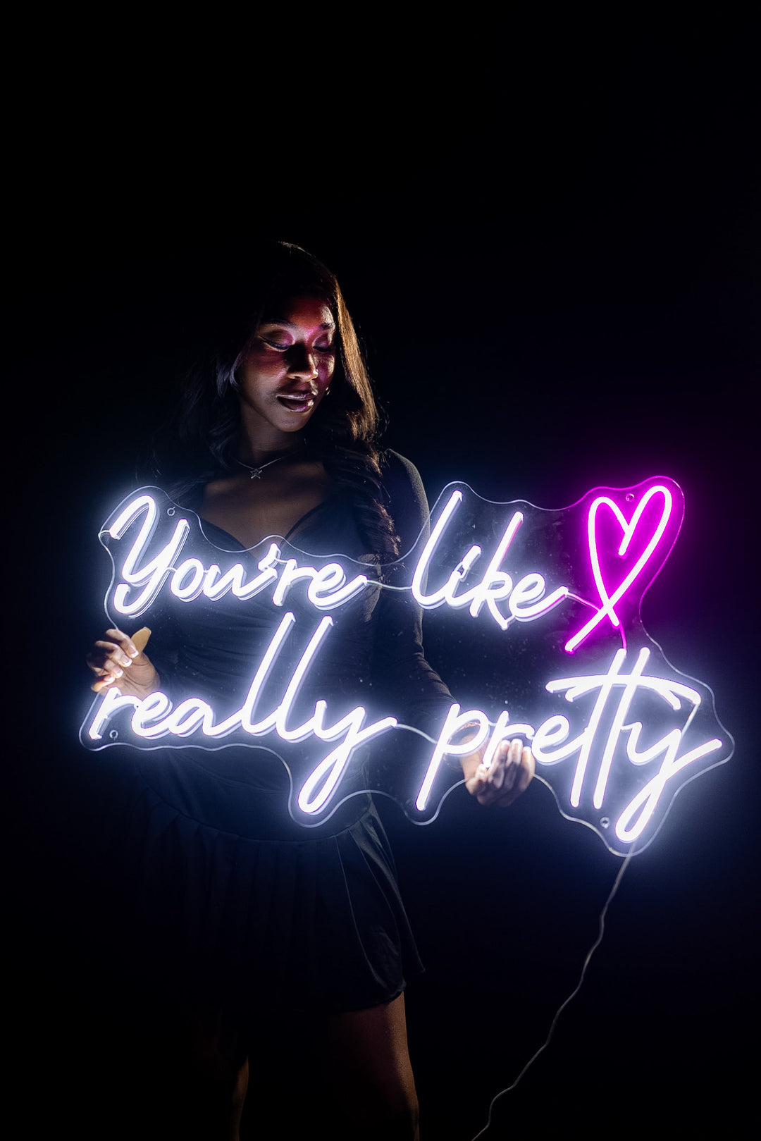 You're Like Really Pretty (Heart) Neon Sign