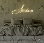 Abundance Neon Sign