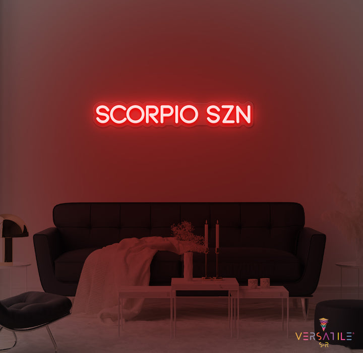 Scorpio SZN Neon Sign