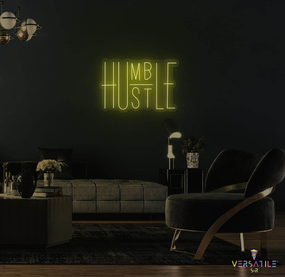 Humble/Hustle Neon Sign