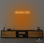 Gemini SZN Neon Sign