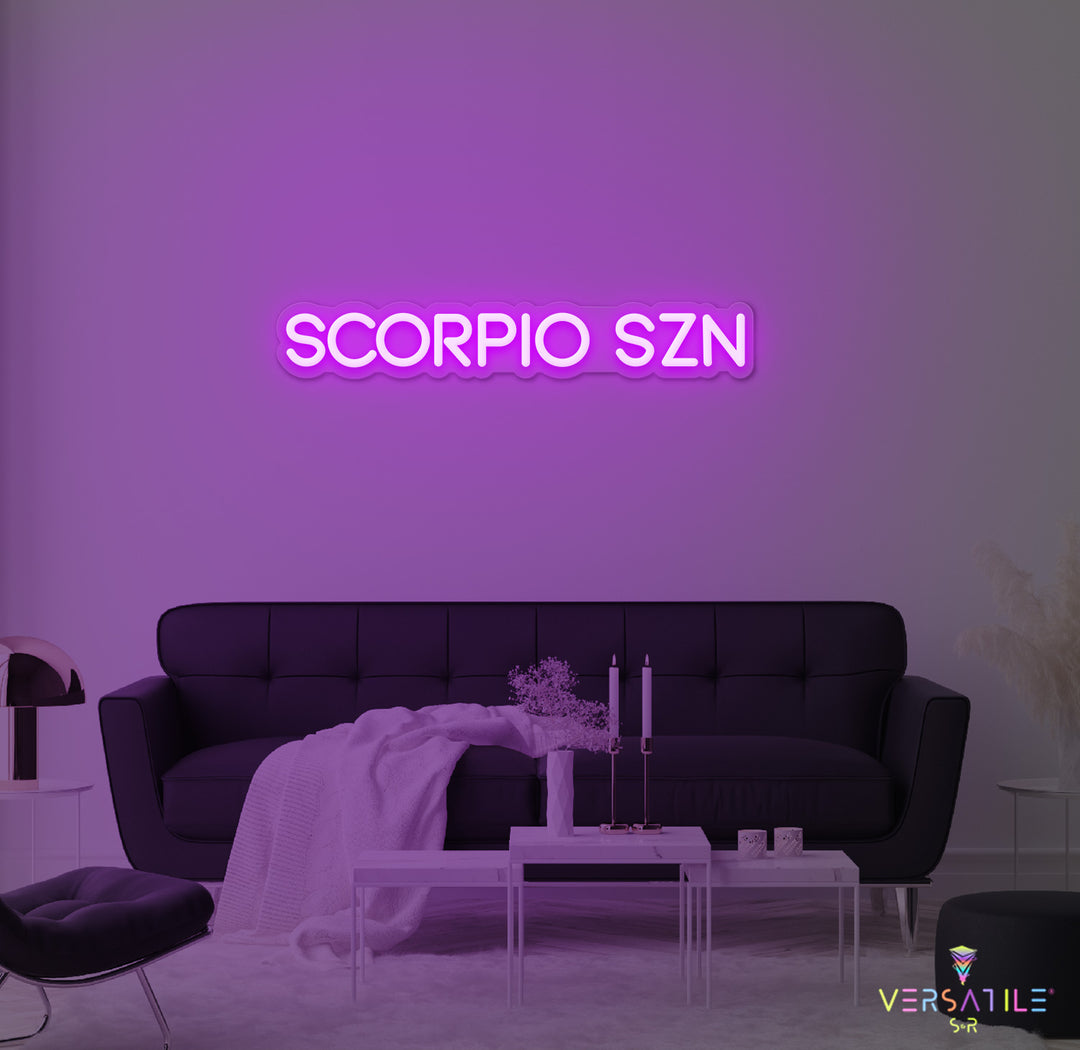 Scorpio SZN Neon Sign