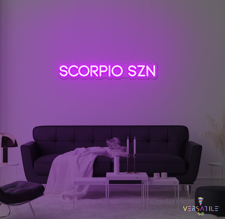 Scorpio SZN Neon Sign