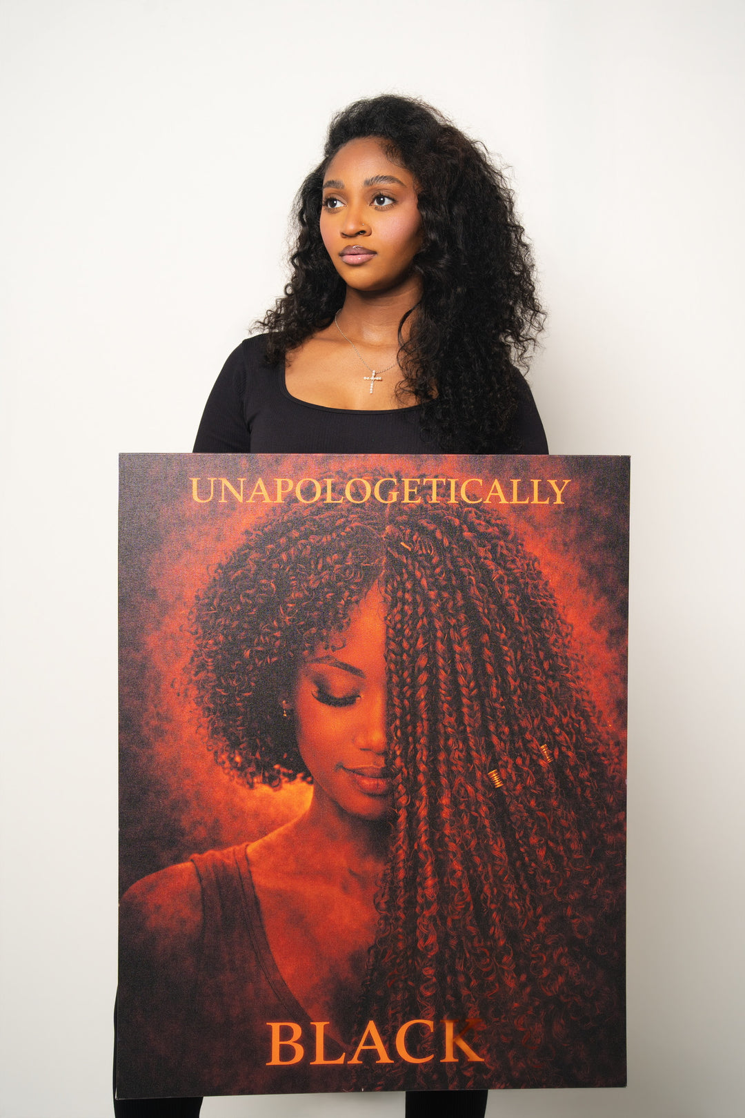 Unapologetically Black Canvas Wall Art