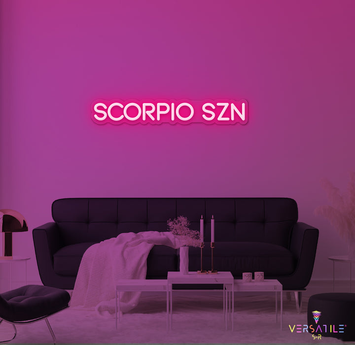 Scorpio SZN Neon Sign