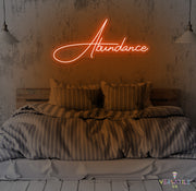 Abundance Neon Sign