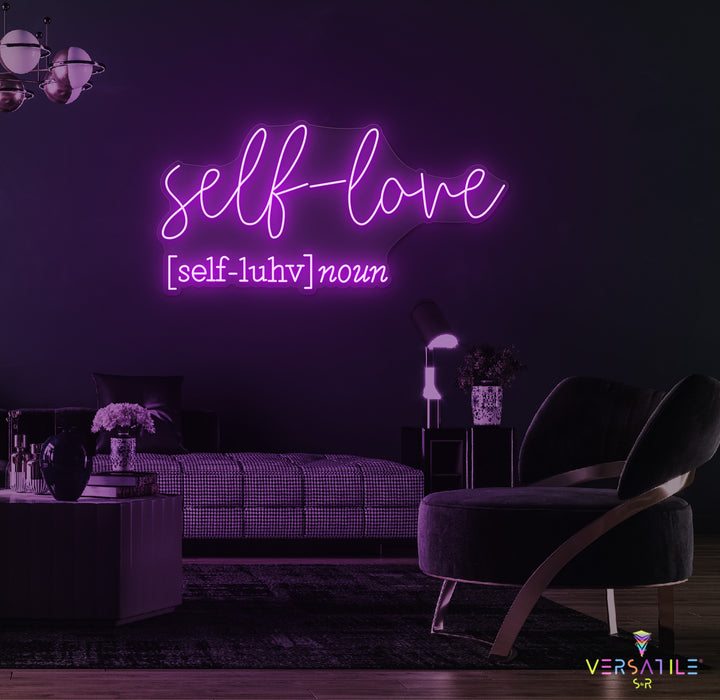 Self Love Noun Neon Sign