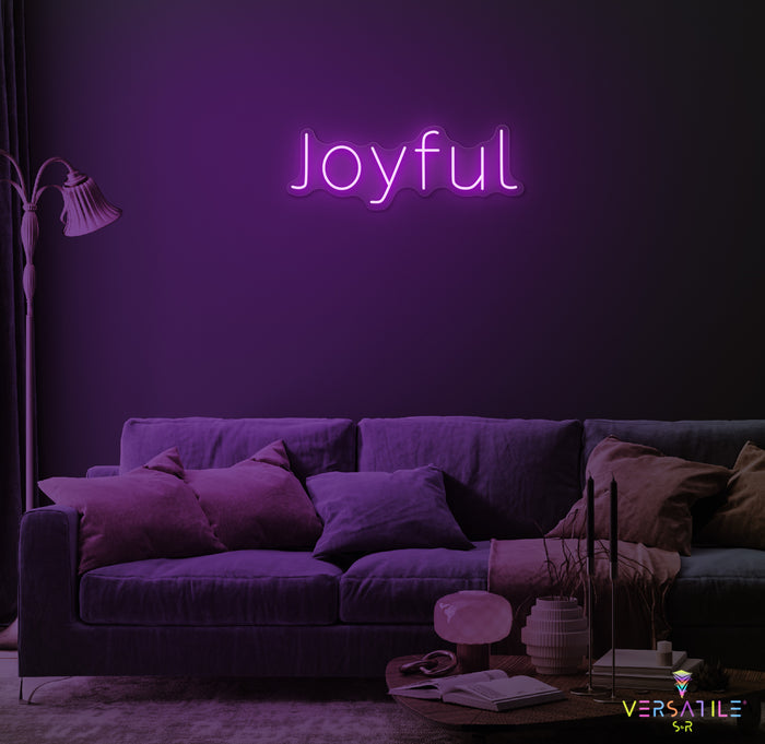 Joyful Neon Sign