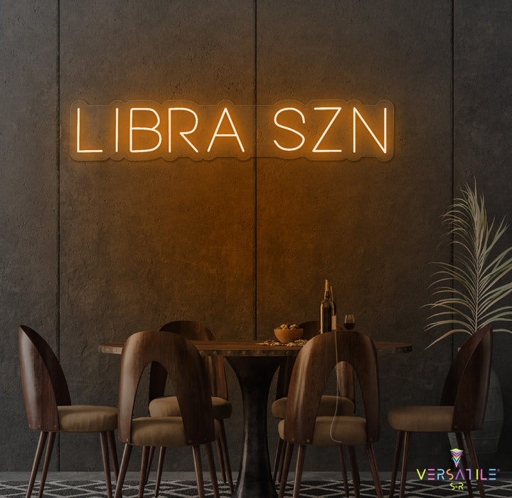 Libra SZN Neon Sign